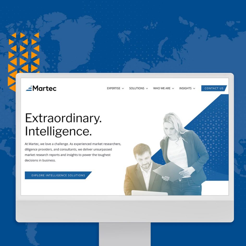 homepage design Martec Elementor